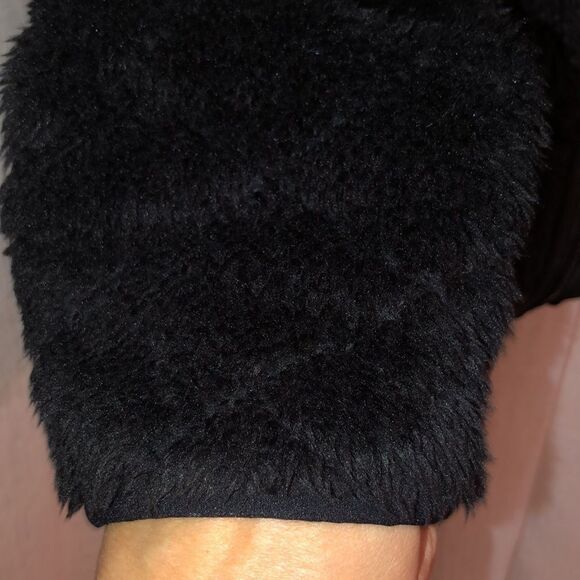 Calvin Klein XL Black Sherpa Teddy Fleece Lined Full Zip Performance Jacket - Picture 6 of 16